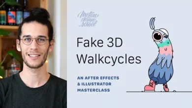 Motion Design School – Fake 3D Walkcycles in After Effects Course free download