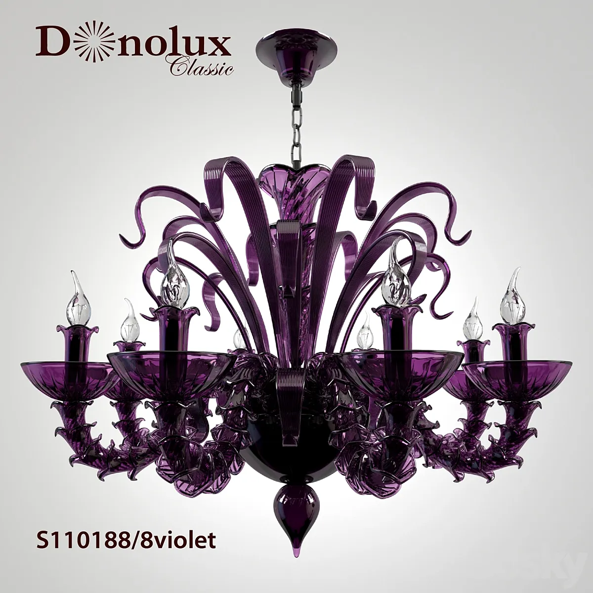 Chandelier Donolux S110188 8violet
