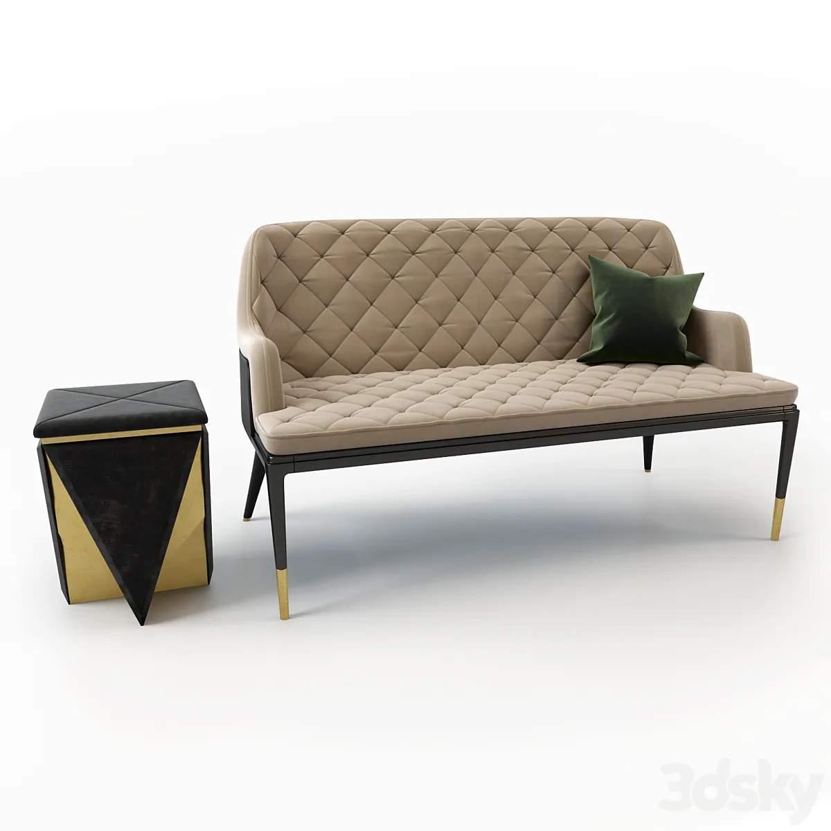 3dsky - Charla two seat sofa