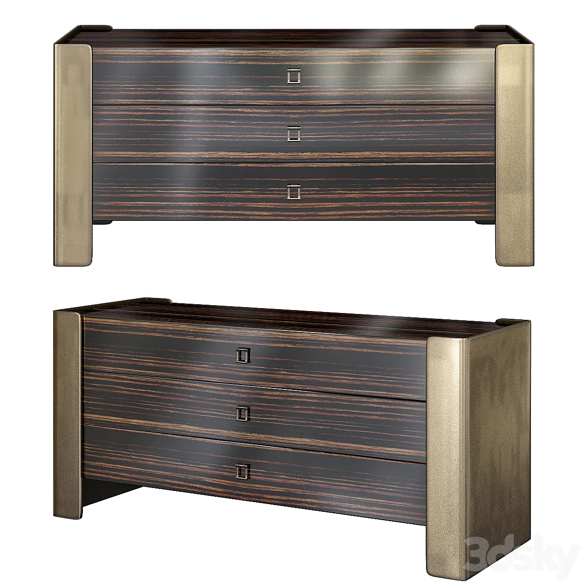 Formitalia DOWNTOWN - Sideboard & Chest of drawer - 3D model