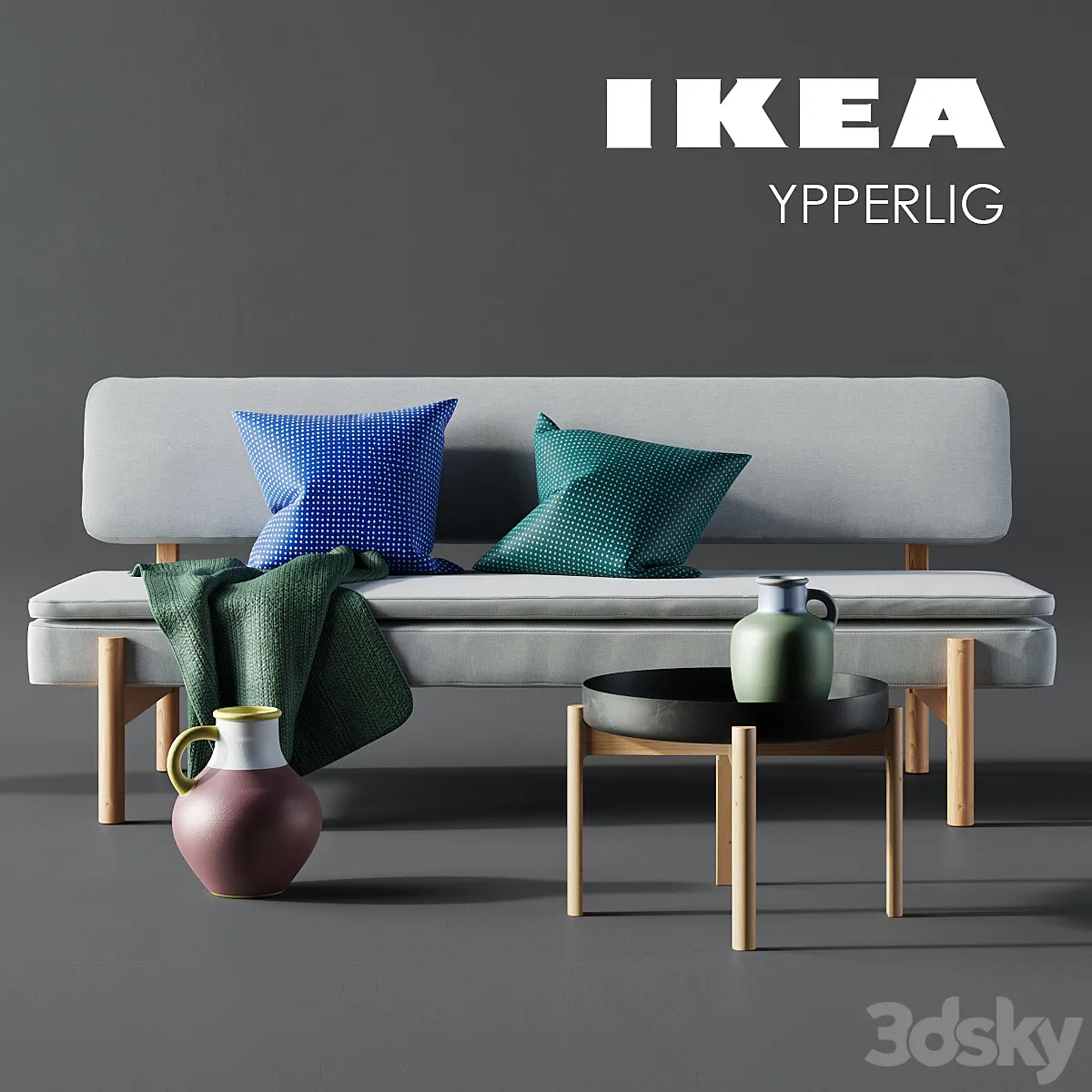 IKEA - YPPERLIG (corona) - Sofa - 3D model