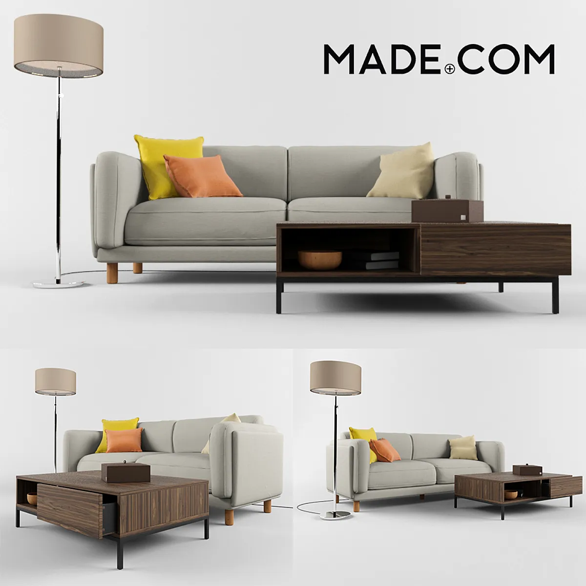 MADE Dulcie - Sofa - 3D model