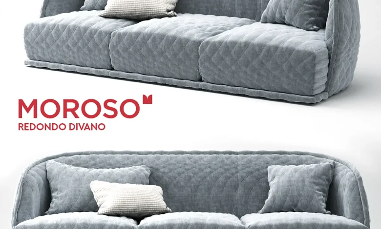 Moroso Redondo Sofa - 3D model