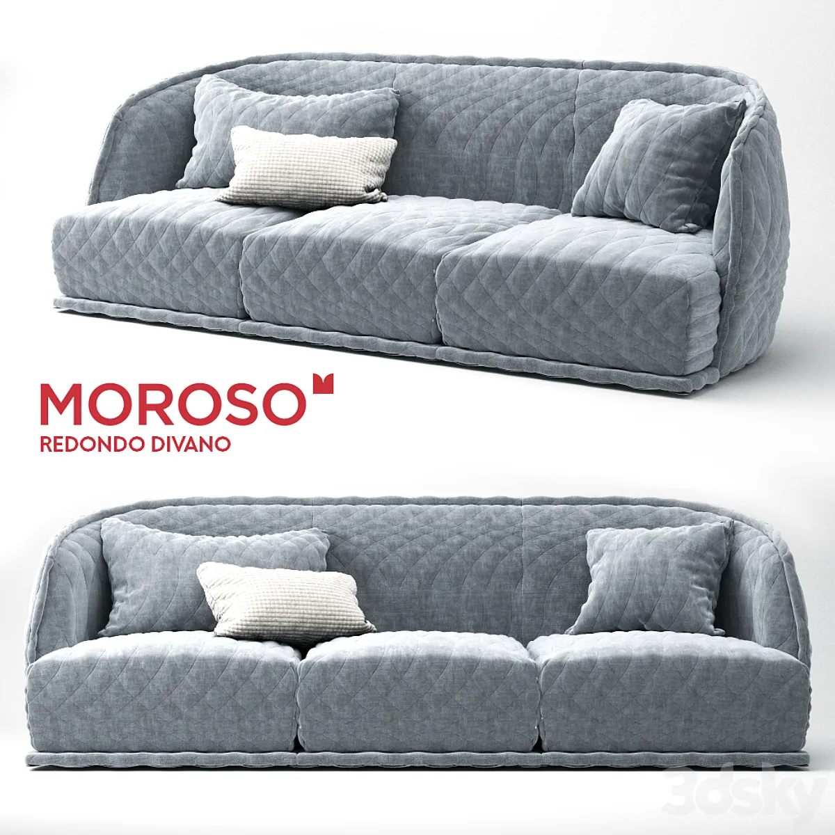 Moroso Redondo Sofa - 3D model