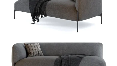 Panda sofa - Sofa - 3D model