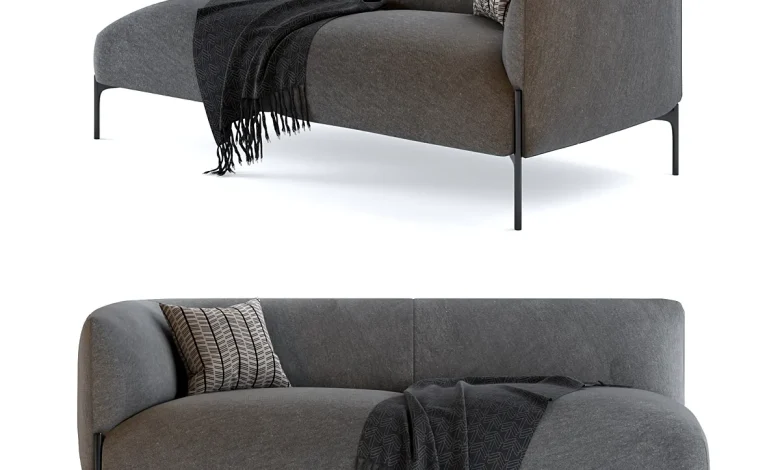 Panda sofa - Sofa - 3D model