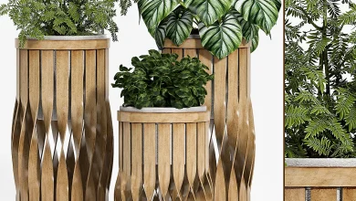 Plant set-121 - Indoor - 3D model