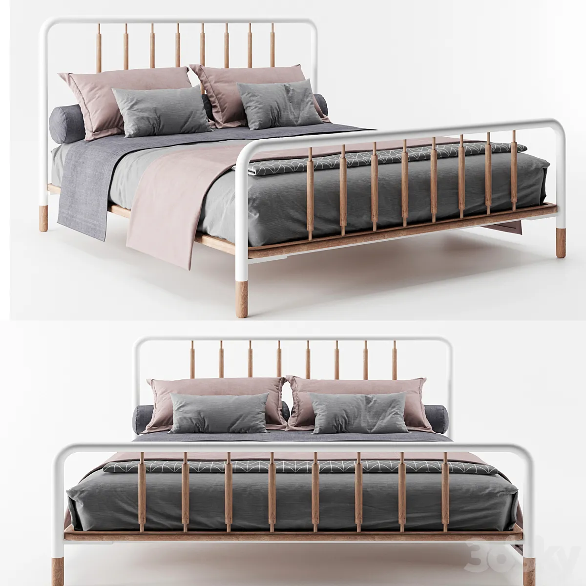 Sefkat yatak - Bed - 3D model