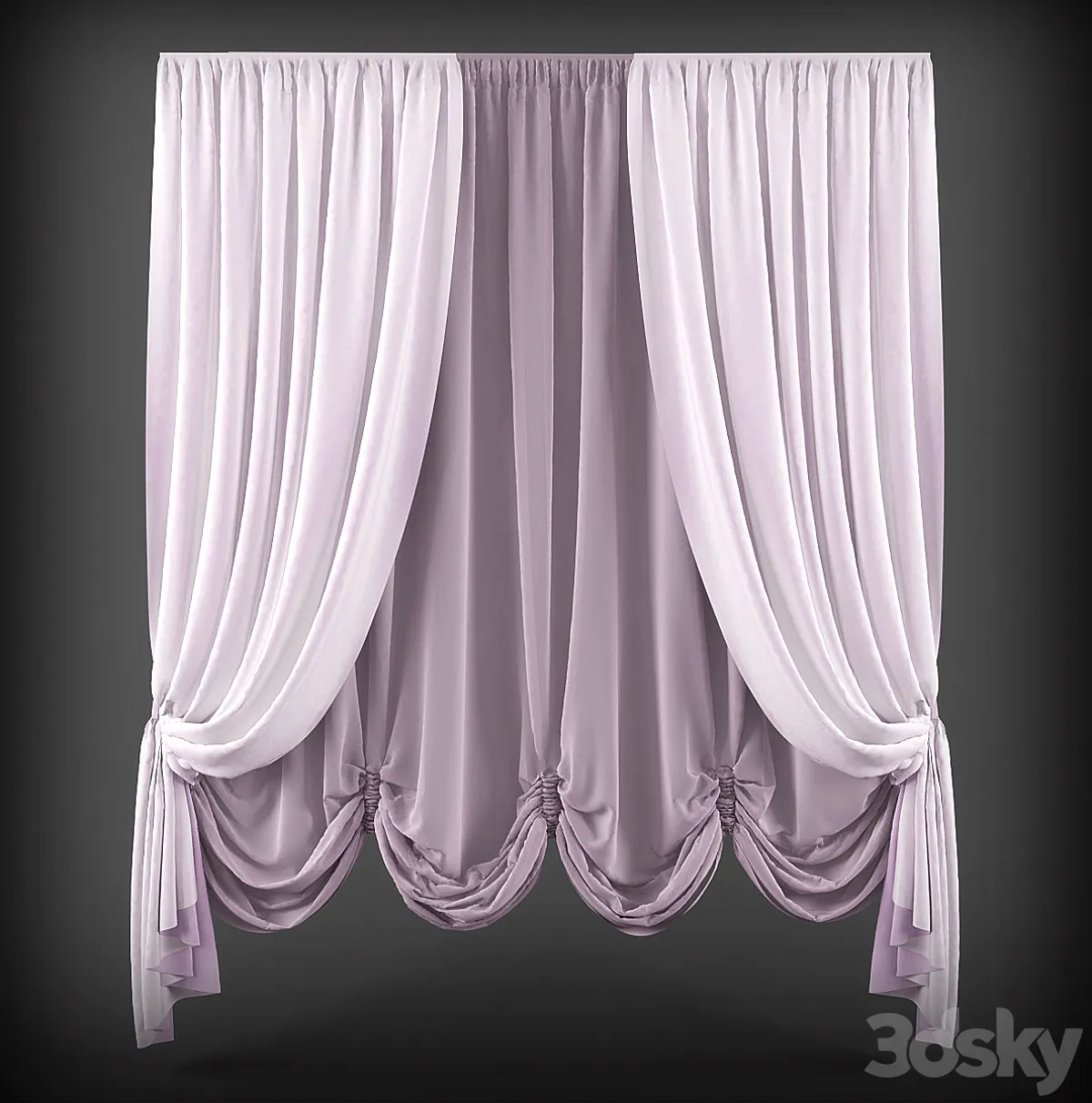 3dsky - Shtory79 - Curtain - 3D model
