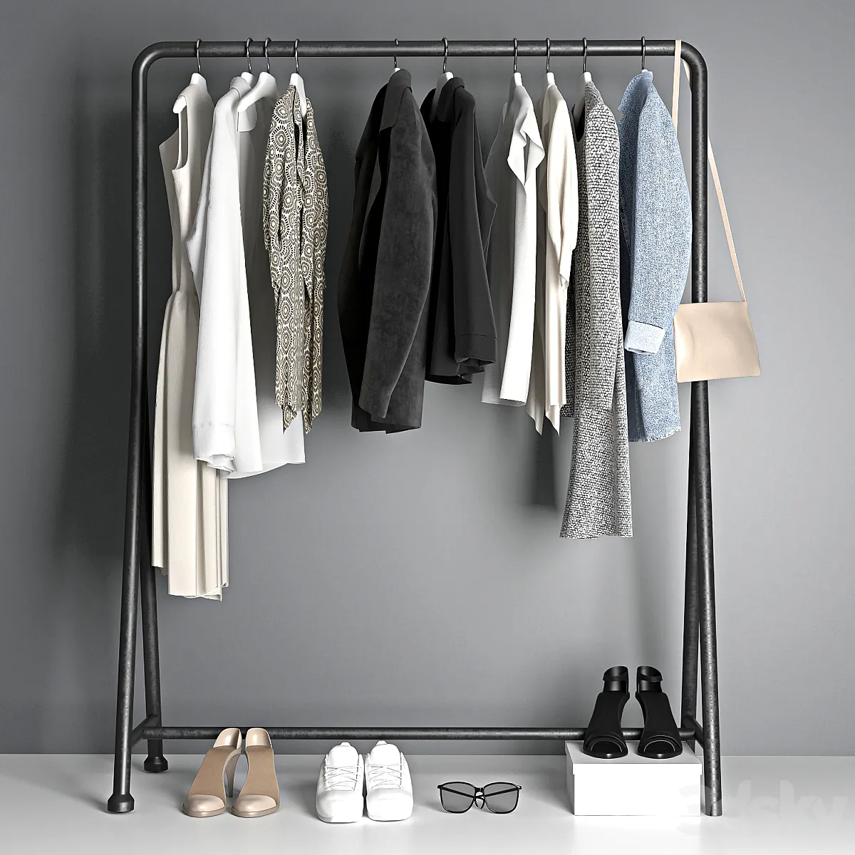 clothes hanger - Clothes - 3D model