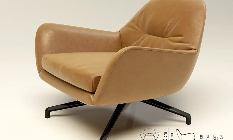 Minotti - Jensen - Arm chair - 3D model