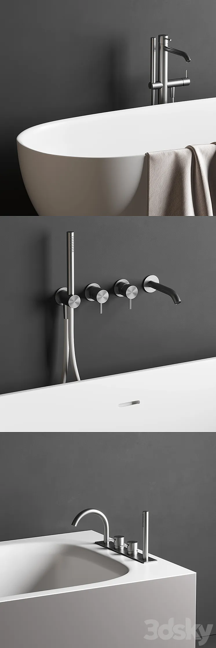 Rexa design bathtubs - Bathtub - 3D model
