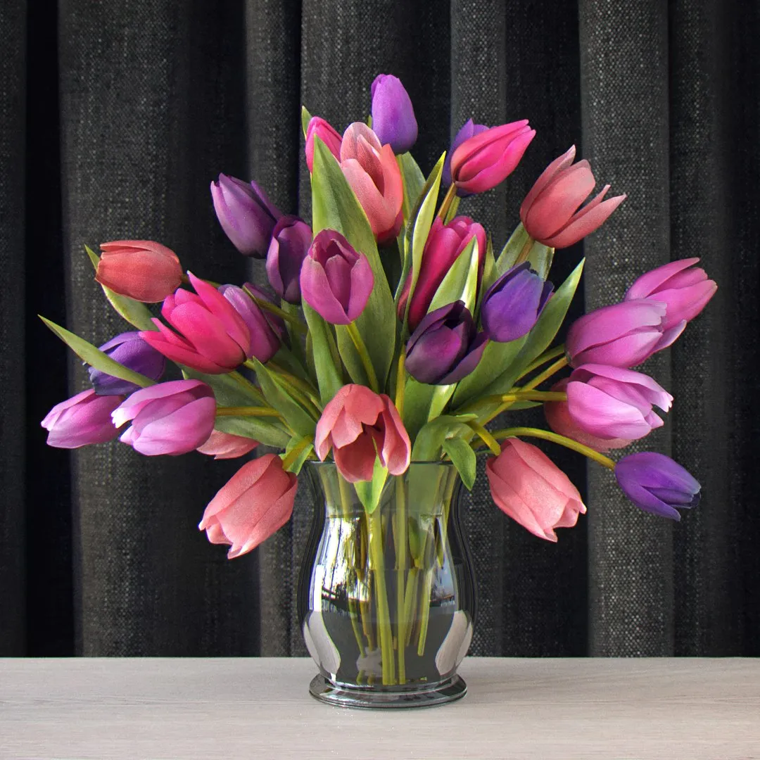 turbosquid Flowers in vase turbosquid download