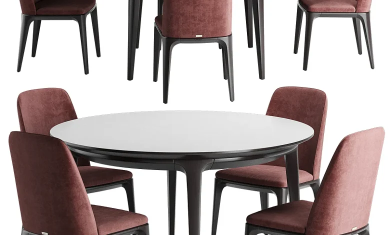 Play m table and chair - Table + Chair - 3D model
