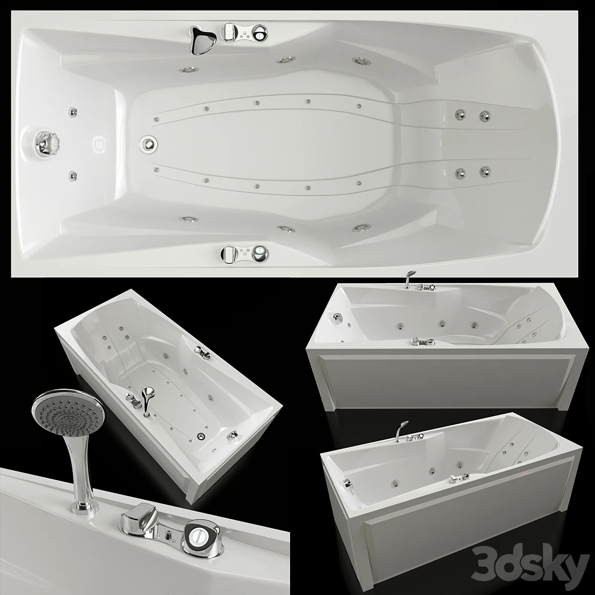 3dsky – Acrylic hot tub Doctor Jet Fortunata
