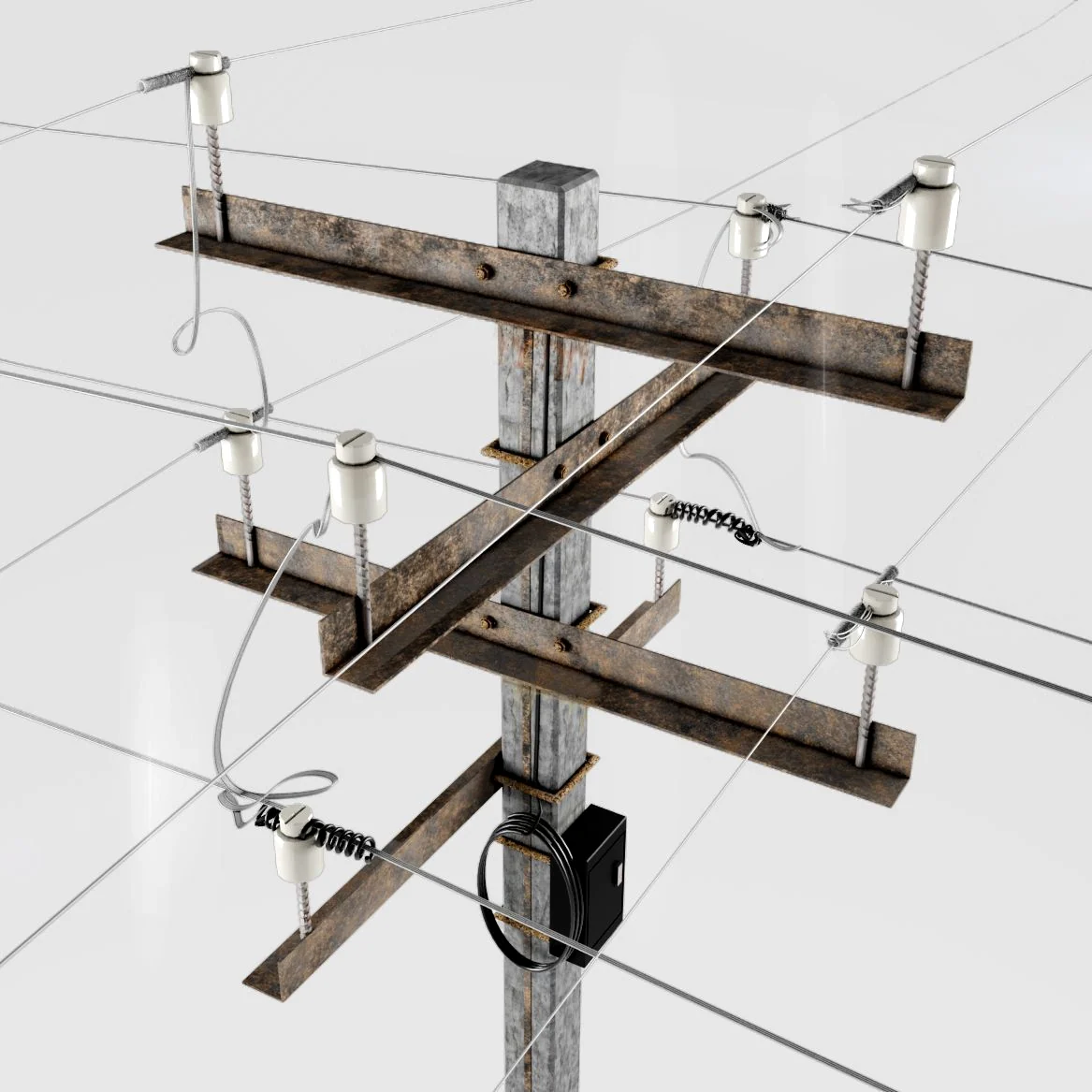 3dsky – aAmb Reliance Power – Post power line