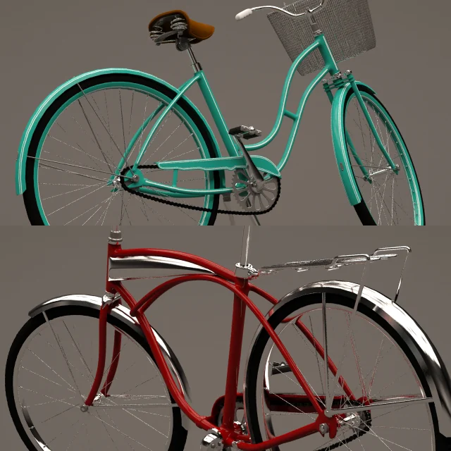 3dsky – Amb_Retro bikes 3d models