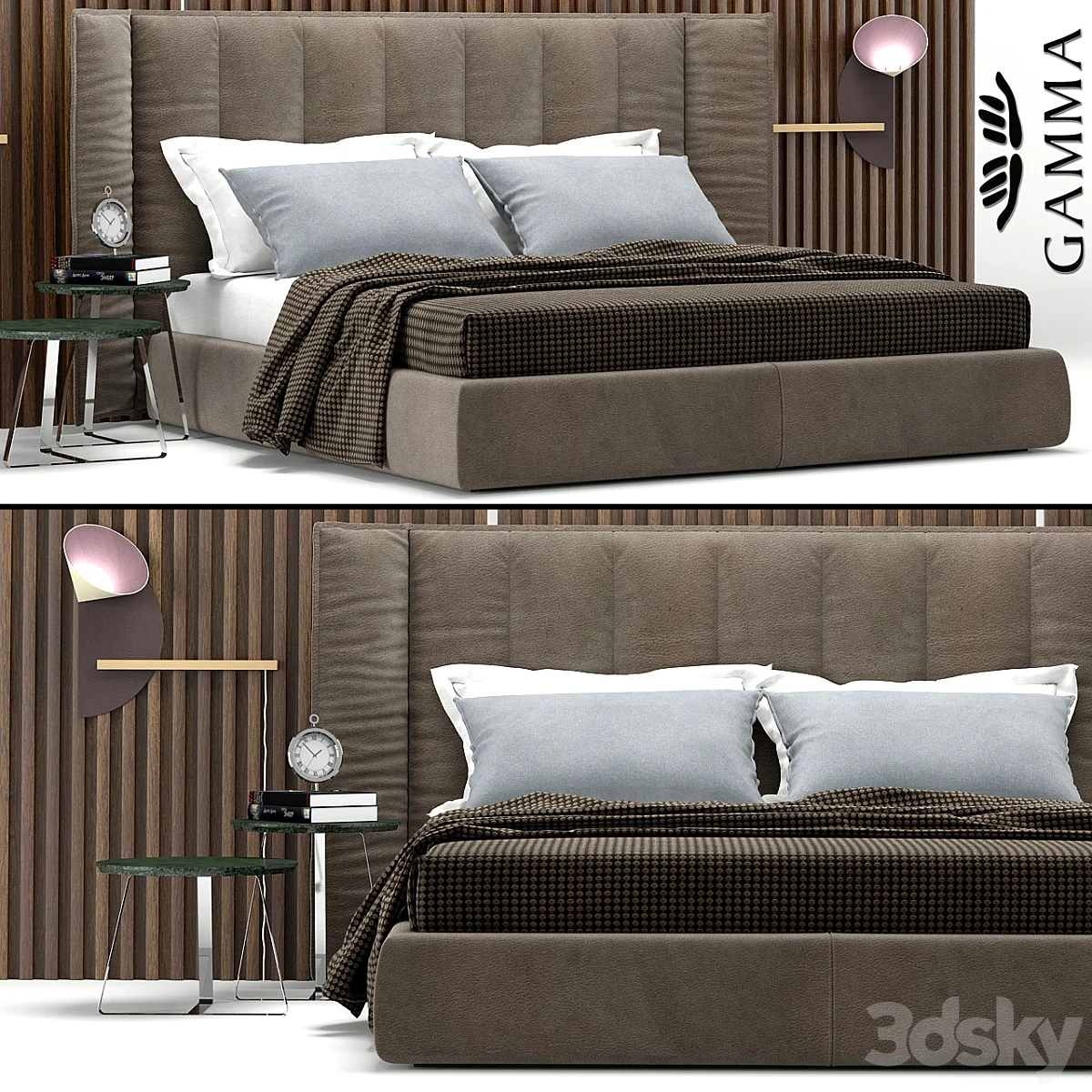 3dsky – Bed Wind Night, Gamma Arredamenti download 3d models