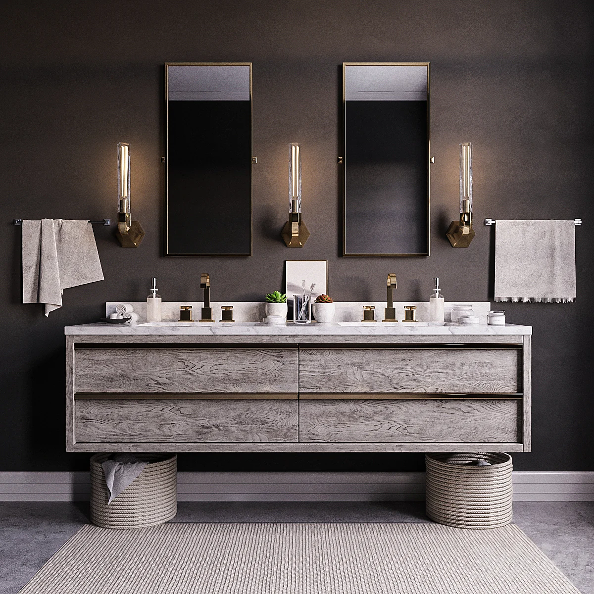 3dsky – BEZIER_DOUBLE_FLOATING_VANITY