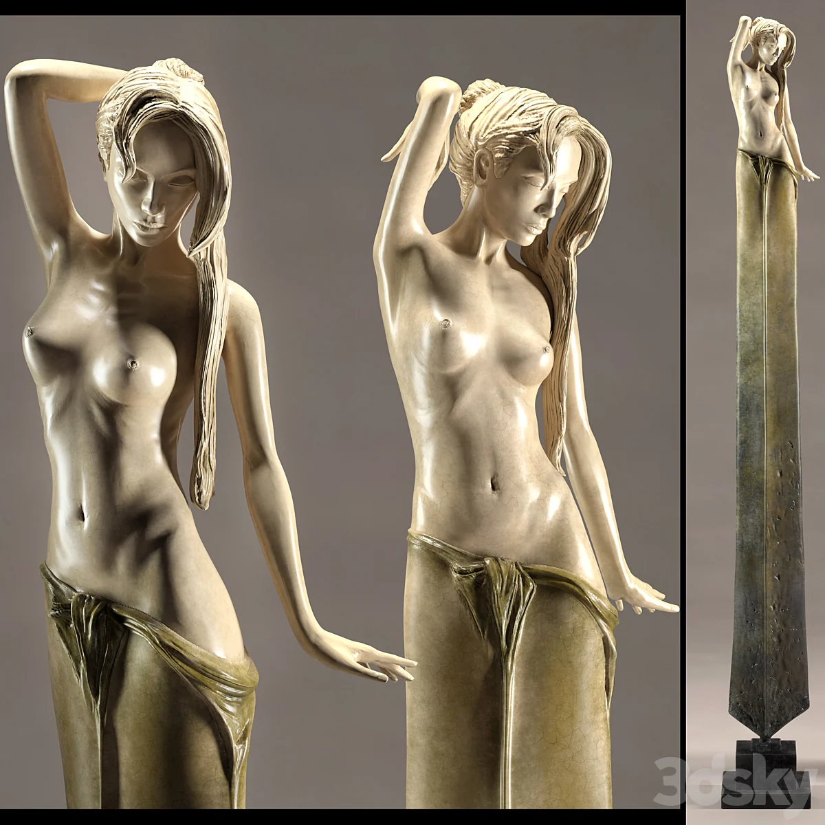 3dsky – Female Sculpture download