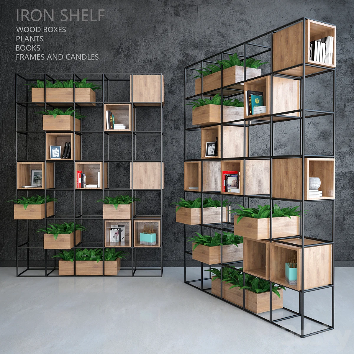 3dsky – Iron shelf download