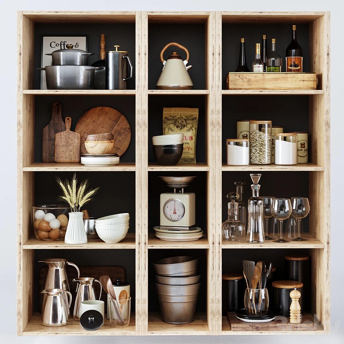 3dsky – Kitchen Decorative set 050
