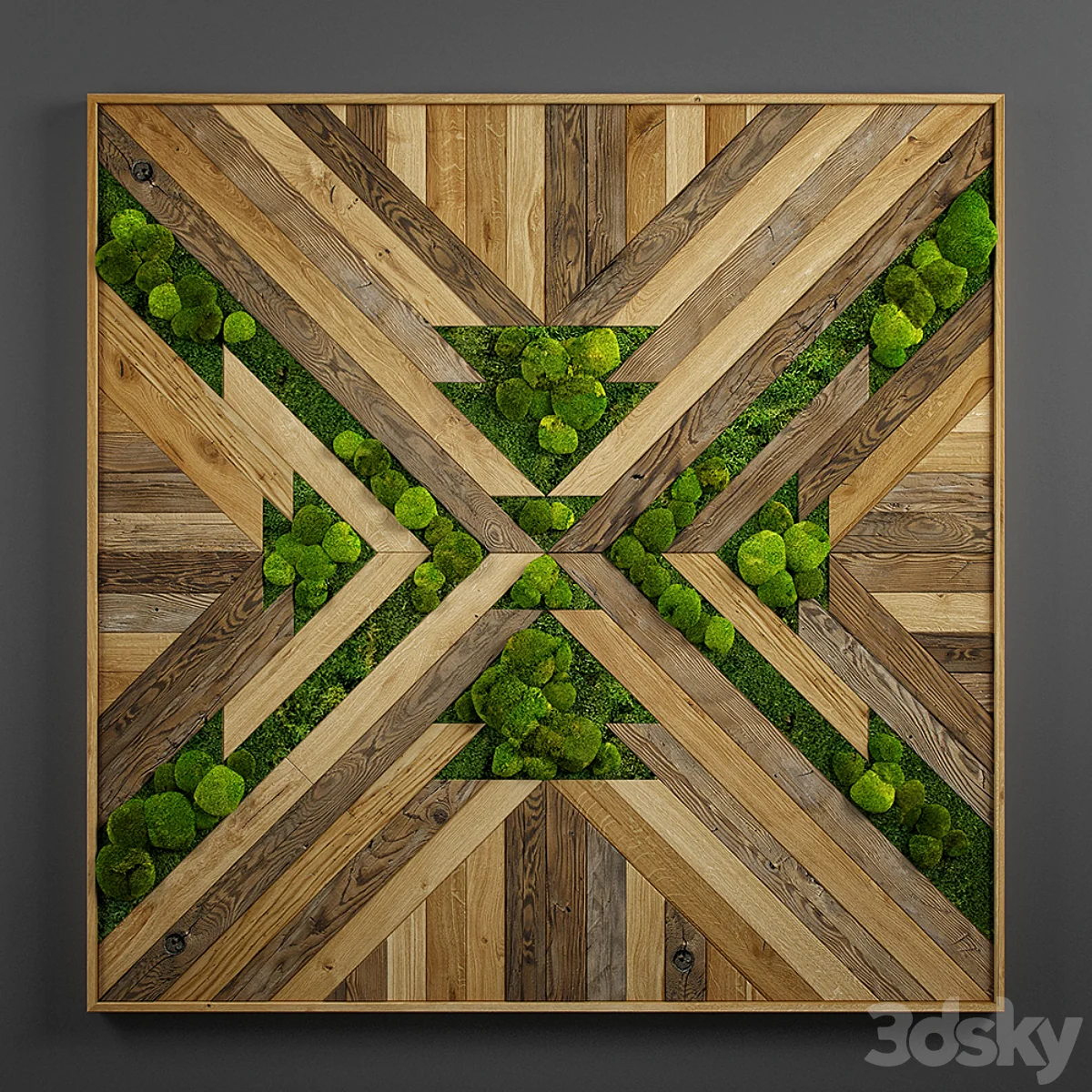 3dsky – Panel wood art 08 FREE DOWNLOAD
