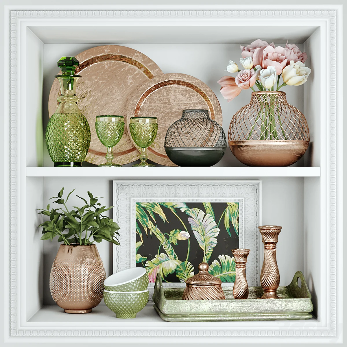3dsky – Spring decorative set download