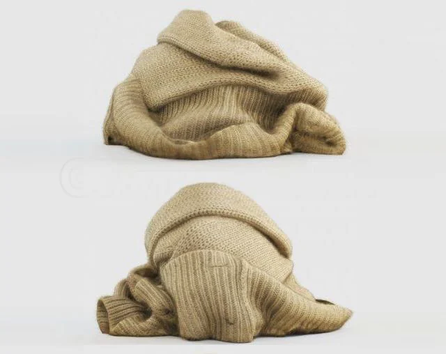 3dsky – Sweater Scanned - Light wool sweater download
