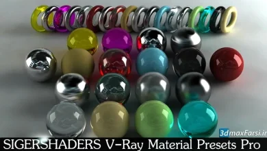 SIGERSHADERS V-Ray Material Presets Pro v4.1.6 free download