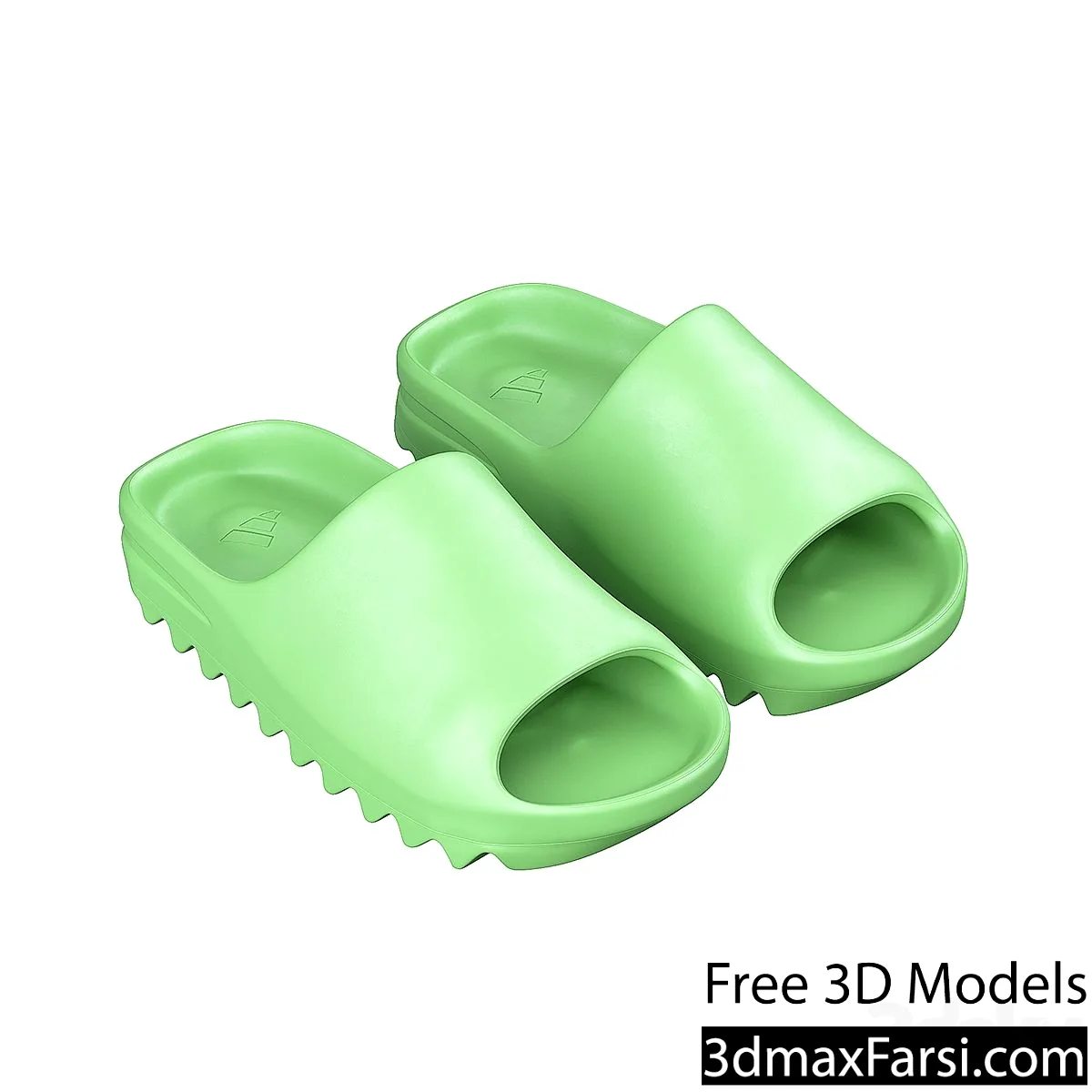 3dsky – Adidas Yeezy Slide n four colors 3d models download