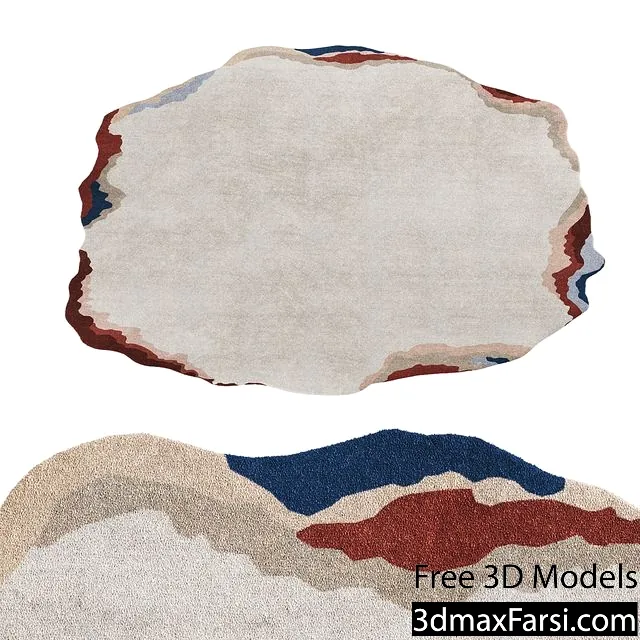 3dsky – Amethyst Rug 3d models free