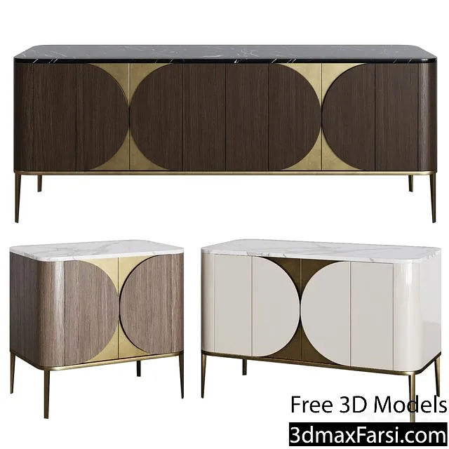 3dsky – Art Deco Chest Of Drawers And Bedside 06 download 3d models download