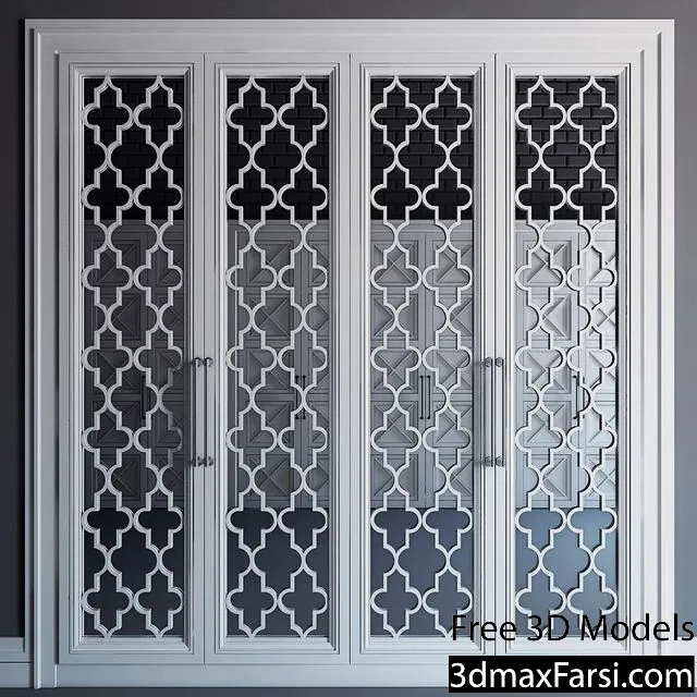 3dsky – Built-in wardrobe 04 fitted wardrobe 04 3d models