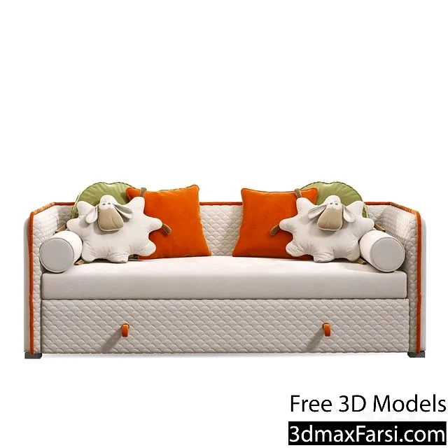  3dsky – Children Folding Sofa BARASH Iriska 3d models download
