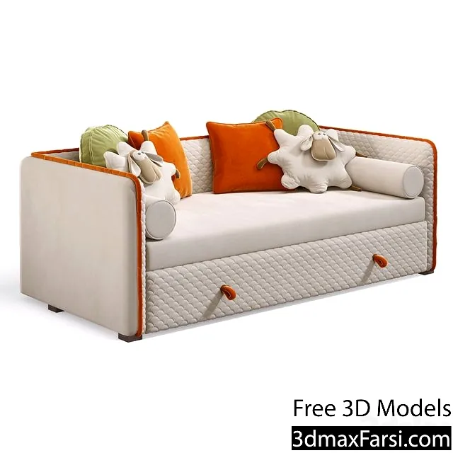 3dsky – Children Folding Sofa BARASH Iriska 3d models