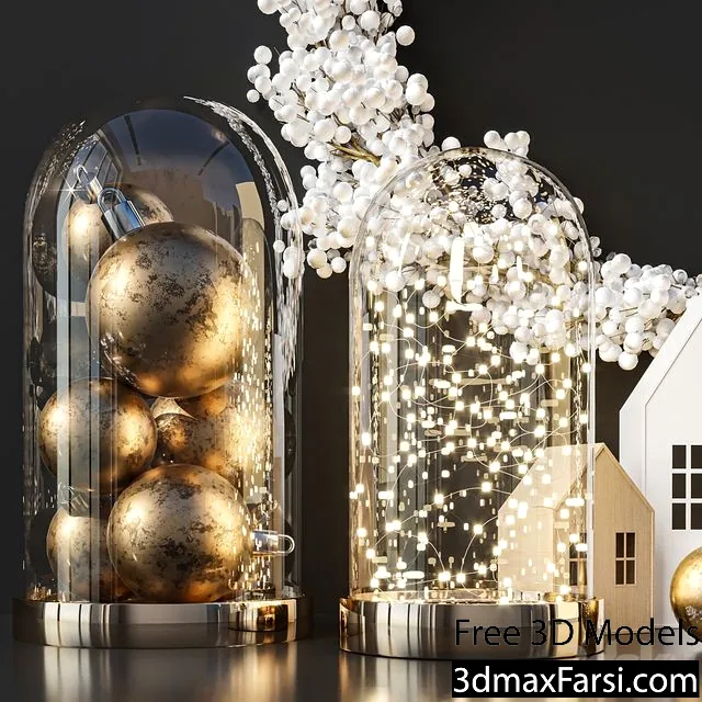 3dsky – Christmas Decoration Set 02 3d models download free