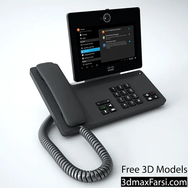 3dsky – Cisco Phone DX650 3d models download
