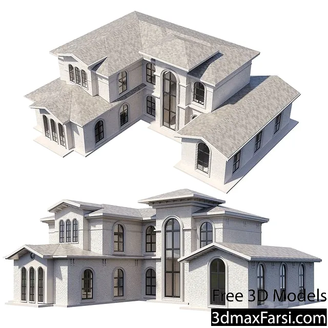 3dsky – Classical house 3d models