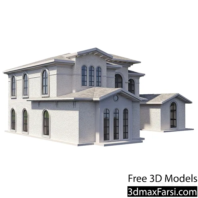 3dsky – Classical house 3d models download free