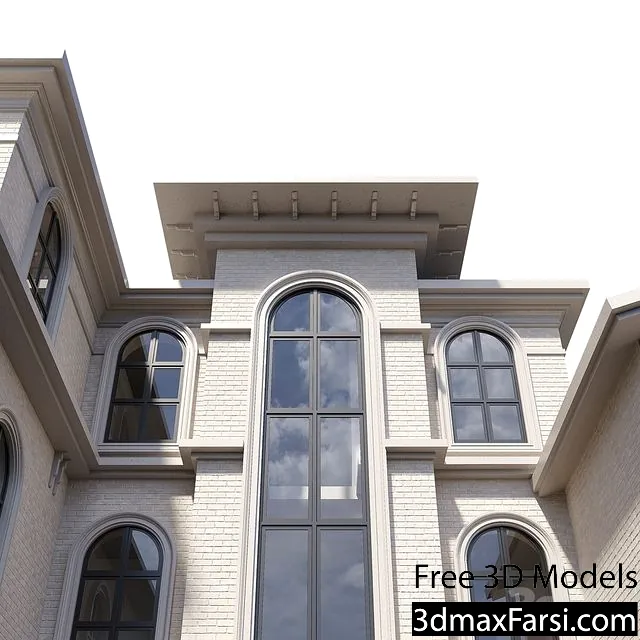 3dsky – Classical house 3d models download