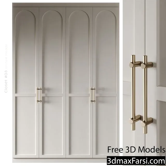 3dsky – Closet n03 - Arched facade 3d models download