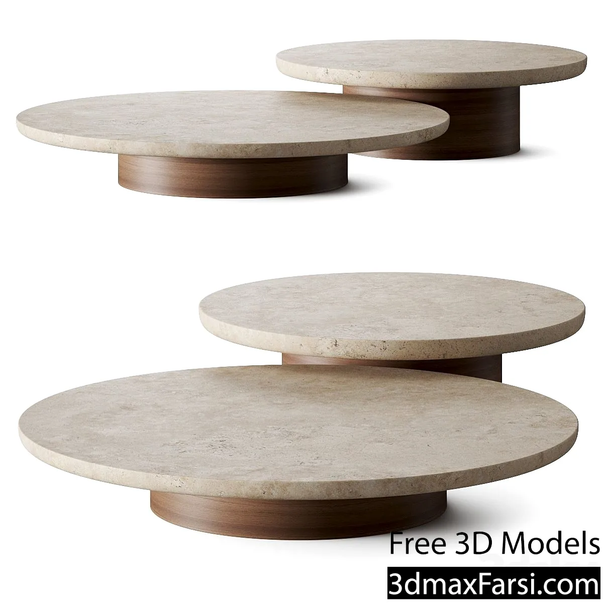 3dsky – Collector Lessa Coffee Tables 3d models download