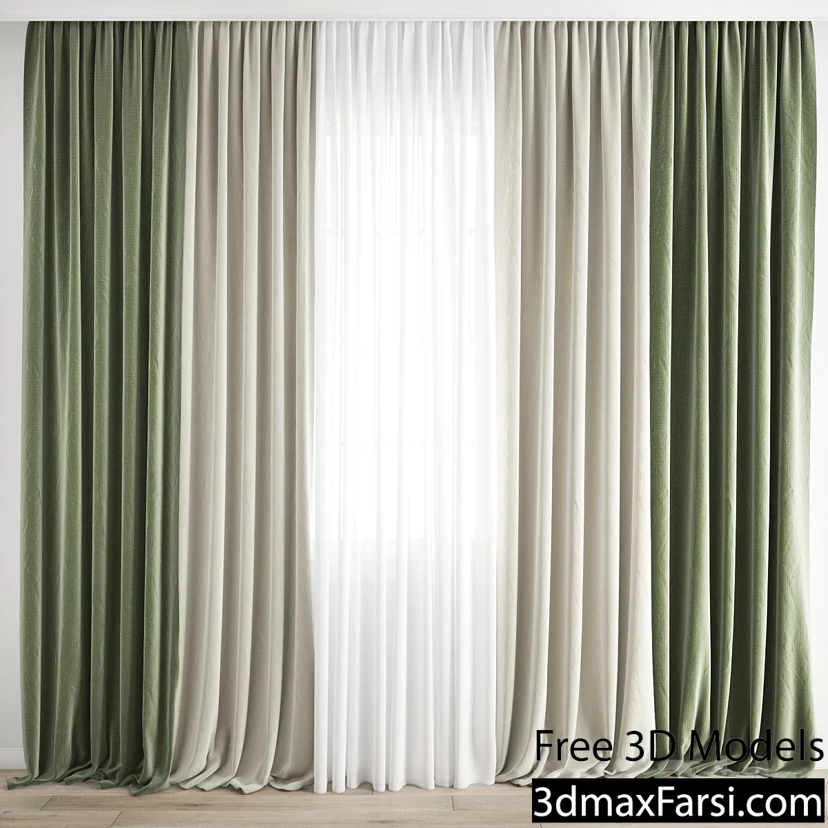 3dsky – Curtain 300 3d models download