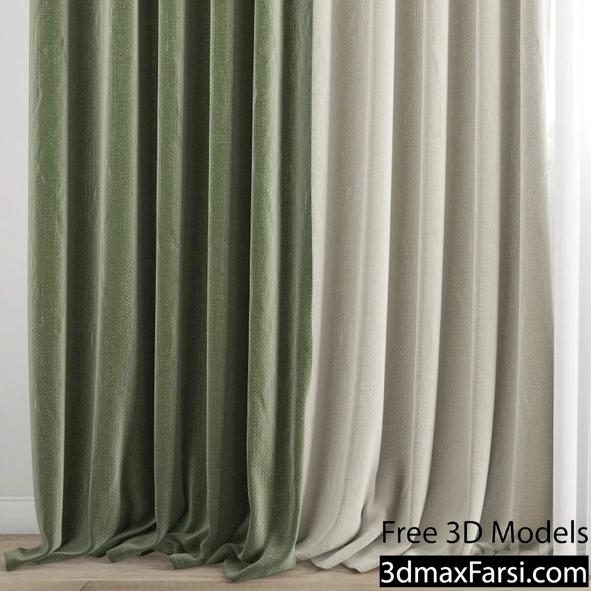 3dsky – Curtain 300 3d models download
