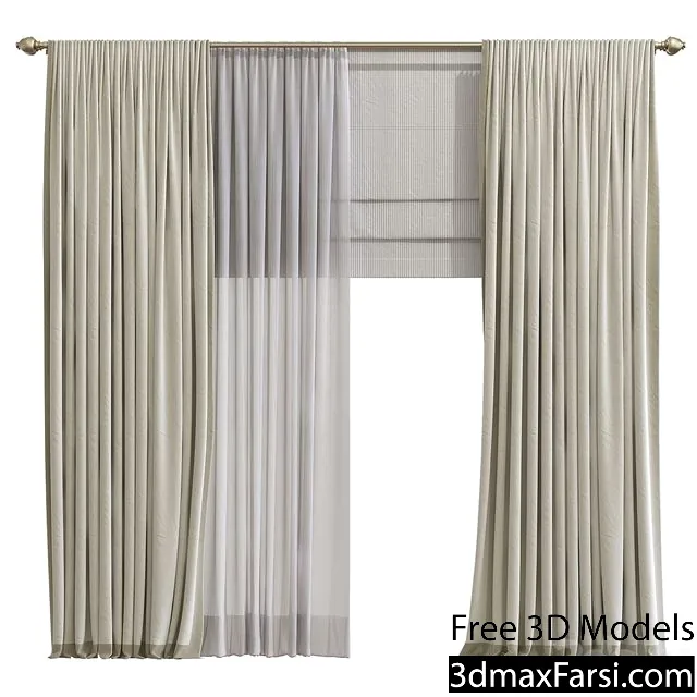 3dsky – Curtain 906 3d models download