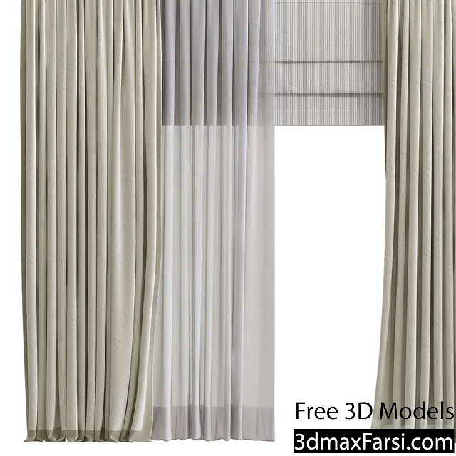 3dsky – Curtain 906 3d models download