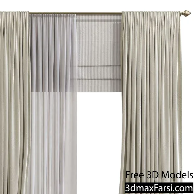 3dsky – Curtain 906 3d models free