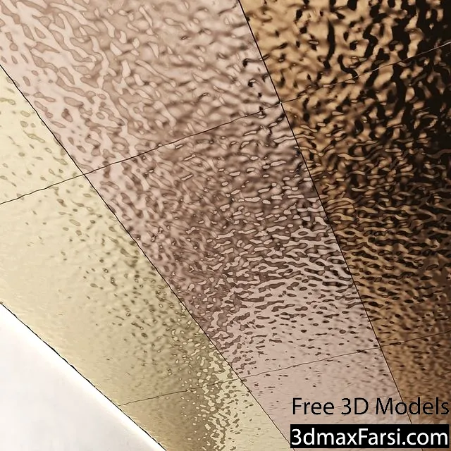 3dsky – Decorative steel sheets with water ripples 01