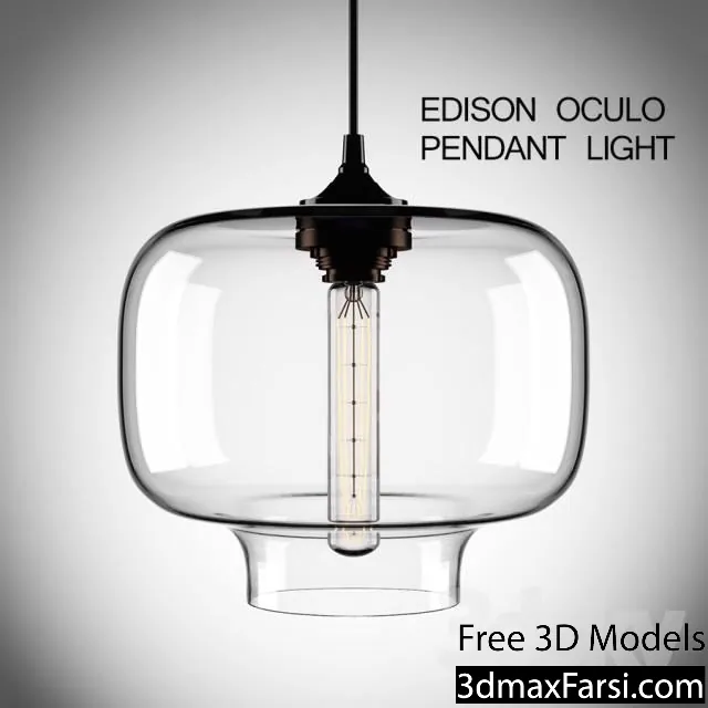 3dsky – Edison Oculo Pendant Light 3d models download